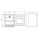 Dometic Medikamentenkühlschrank HC502D 35L +2°C bis +8°C