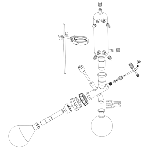 Heidolph Hei-VAP Ultimate Handlift-Modell mit G6B beschichtetem Vertikalkühler