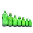 Grünglasflasche 100ml 45mm x 113mm, DIN18