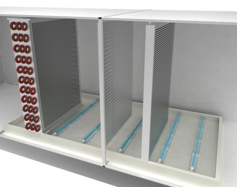 UV-STYLO-E-90H wasserdichtes UV-Gerät mit dreieckigem Edelstahlrahmen - Länge: 900mm - 85W-HO - (IP68) 