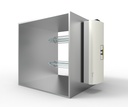 Geflanschtes UV-C-Keimtötungsmodul für Kanäle oder Lüftungsgeräte - Länge der Lichtquelle: 382mm - 2 x 60W-HO - (IP55)