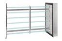 UV-C-Gerät für Kanäle und Lüftungsgeräte | Gestellmodul aus Edelstahl - 4 x 40W-HO - Quarzhülse - Tiefe: 45cm - IP55