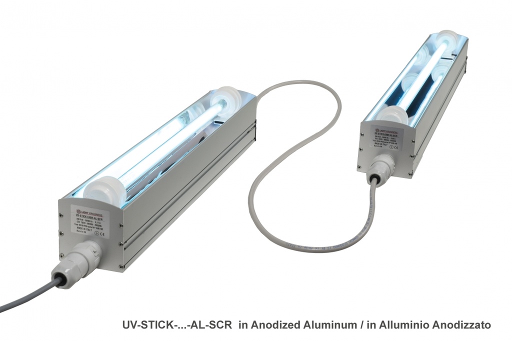 Keimtötende UV-C-Vorrichtung für Lüftungsgeräte - 40W-HO - 571 x 80 x 82mm - IP 55 | (UL LISTED)