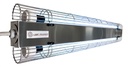 UV-C-Gerät zur Luft- und Oberflächenentkeimung, eingebaut in Edelstahl mit seriellem Anschluss | 76W - 1646 x 65 x 96mm - IP55