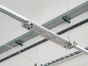 UV-C-Gerät zur Luft- und Oberflächenentkeimung, eingebaut in Edelstahl mit seriellem Anschluss | 76W - 1646 x 65 x 96mm - IP55