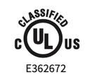 UV-C-Gerät zur Luft- und Oberflächenentkeimung, eingebaut in Edelstahl mit seriellem Anschluss | 40W-HO - 530 x 65 x 96mm - IP55 | UL LISTED