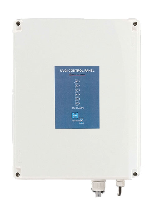 UV-SMELL-SQ 4/40H | Gestell mit UV-Lampen mit rechteckigem Rahmen - SS.304 - 4x40W (594 x 253 x 140mm) (IP55) + OZON