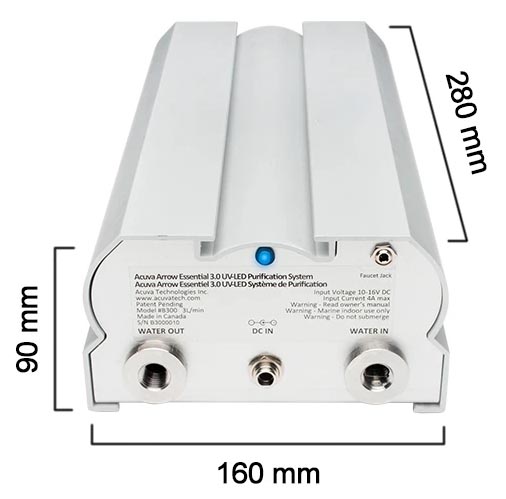 Acuva™ Arrow 5 UV-LED-Wasserreiniger - DC 12V
