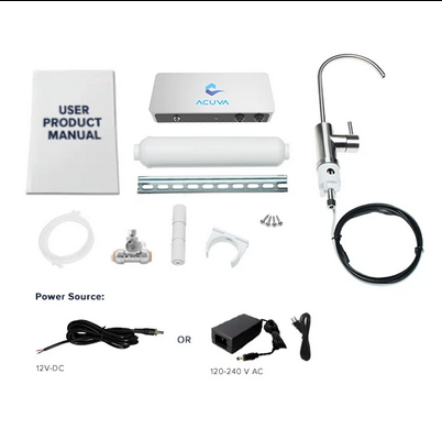 Acuva™ Eco NX-Silver UV-LED Wasserreiniger mit Smart Faucet - Advanced Pre-Filter - DC 12V