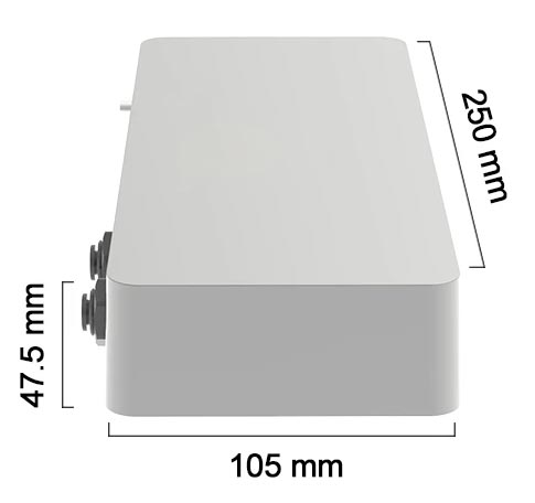 Acuva™ Eco NX-Silver UV-LED Wasserreiniger mit intelligentem Wasserhahn - Standard-Vorfilter - AC 120V/240V