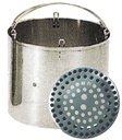 Autoklav / Dampfsterilisator WAC 80 Liter 121°C inklusive Drahthorb und Rekorder