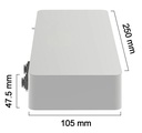 Acuva™ Eco NX-Silver UV-LED Wasserreiniger - Erweiterter Vorfilter - DC 12V