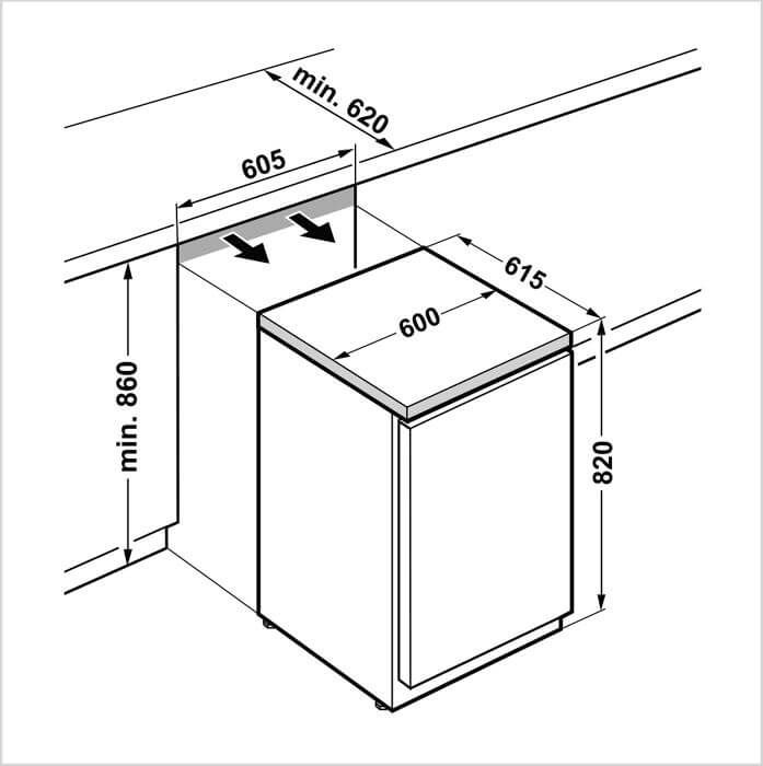 LIEBHERR Medikamenten​-​Kühlschrank DIN 58345, 82 cm - CoolMed 8260