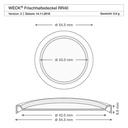 Zylinderglas 145ml  mit Frischedeckel RR40
