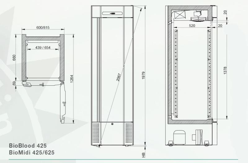 Gram Labortiefkühlschrank BioBasic RF-425-L-G 
