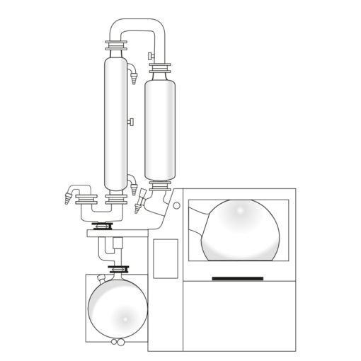 Heidolph Hei-VAP Industrial Glassatz A Großrotationsverdampfer 20 L