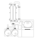 Heidolph Hei-VAP Industrial Glassatz A1C Großrotationsverdampfer 20 L