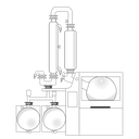 Heidolph Hei-VAP Industrial Glassatz AC Großrotationsverdampfer 20 L