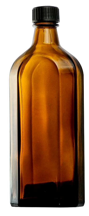 CULTURE BOTTLES, MEPLAT, 150 ML, AMBER GLASS,  WITH DIN-SCREW THREAD, COMPLETE WITH SCREW CAP,  PACK = 55 PCS
