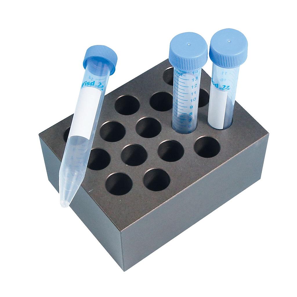 Heizblock, Typ BLC515, 15 Plätze, für 15 ml Zentrifugenröhrchen