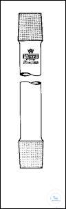 (0 117 019) Kerne, doppelt, Form D, NS 19/26, DIN 12249  PRECISO, Ø:17 mm, L:140 mm, W.St.:1,8 mm