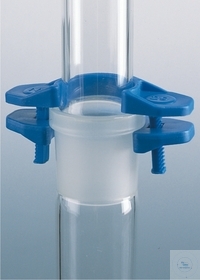 Clips for standard ground joints  "SAFETY CLIP", POM, resistance against  chemicals, suitable for ST 40/38    pack = 10 pcs.