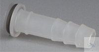 Kunststoff-Olive, gerade, GL 18,  mit Silikon-Dichtung, PTFE