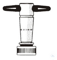 NS-Ersatzküken, NS 24,  PTFE, Bohrung: 8 mm