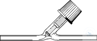 Durchgangs-Vakuum-Ventil, mit PTFE-Spindel und  PTFE-ummantelter O-Ring-Dichtung, Bohrung: 0 - 6 mm