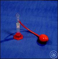 (2 147 106) Zerstäuber für die Chromatographie,  mit   Reagenzglas, 6 ml, NS 19/26,  mit Plastikfuß,  mit Gummidruckball