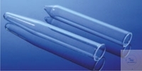 (4 860 001) Zentrifugengläser, 15 ml, ungrad., Rand glatt ,  konisches Unterteil,17 x 112 mm, AR-Glas,  VE = 100 Stück 
