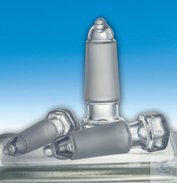 ST-hollow stopper, hexagonal plate,  ST 45/40, acc. to DIN 12252