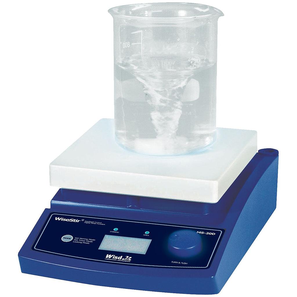 Magnetic stirrer MS-20D digital up to 1500rpm 180x180mm ceramic-coated aluminium plate 