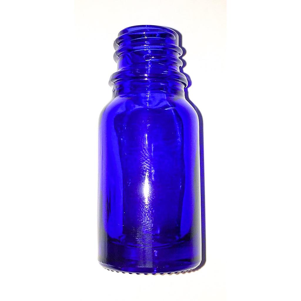 10ml Euro Round Cobalt Blue Glass Bottle