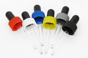 77mm Dropper assembly T/E 30ml Black DIN18