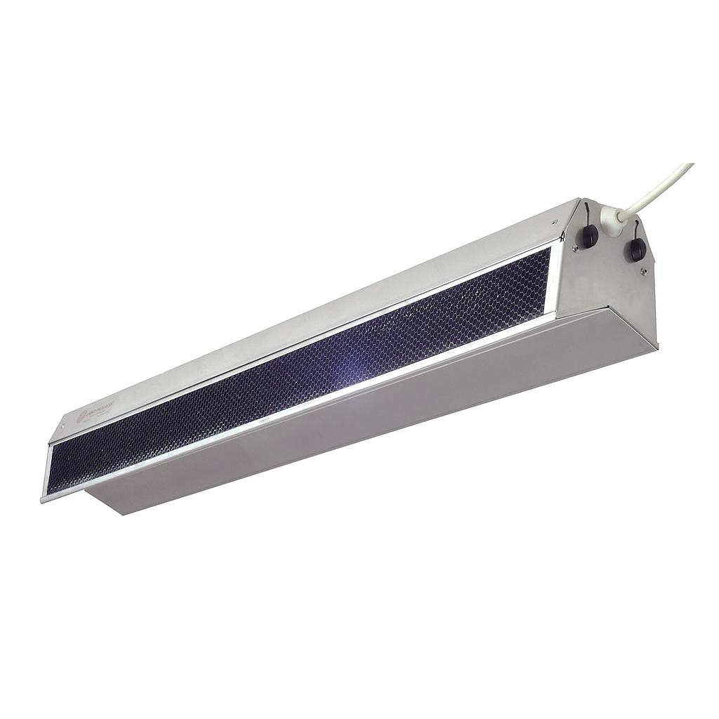 UV-C-Reflex Einheit aus Edelstahl AISI 304 mit Gitter für KÜHLSTAURAUM, 40W-HO (530 x 118 x 120 mm)
