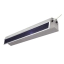 UV-C-Reflex Einheit aus Edelstahl AISI 304 mit Gitter für KÜHLSTAURAUM, 40W-HO (530 x 118 x 120 mm)