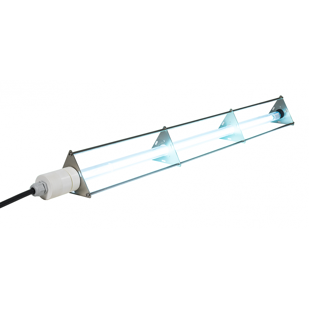 UV-STYLO-E-11 waterproof UV device with triangular stainless steel frame - length: 234mm - 11W - (IP68)