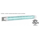 UV-STICK-E40H-NX-SCR-UL UV-C-Gerät zur Luft- und Oberflächenentkeimung, eingebaut in Edelstahl mit seriellem Anschluss | 40W-HO - 530 x 65 x 96mm - IP55 | UL LISTED