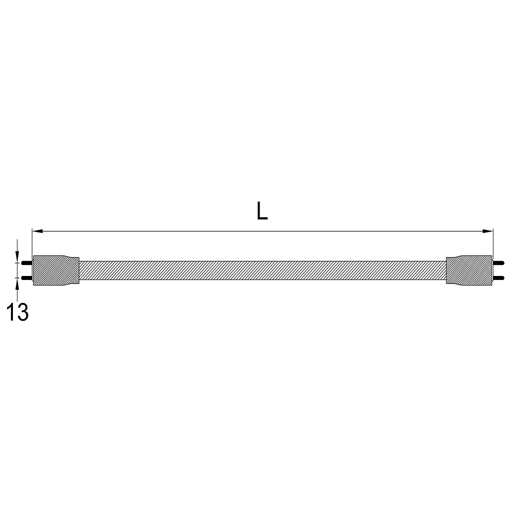 Keimtötende Lampe 25W - G13 - (T5 x 436mm) - LP