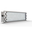 UV-SMELL-SQ 4/40H | Rack of UV-lamps with rectangular frame - SS.304 - 4x40W (594 x 253 x 140mm) (IP55)