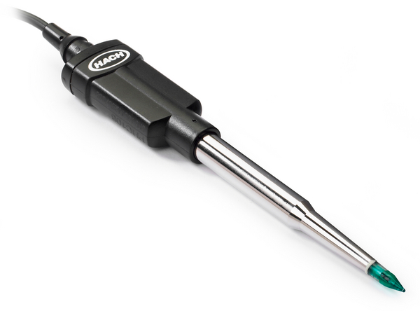 Intellical PHC108 Laboratory Puncture Stainless Steel pH Electrode, 1 m Cable 