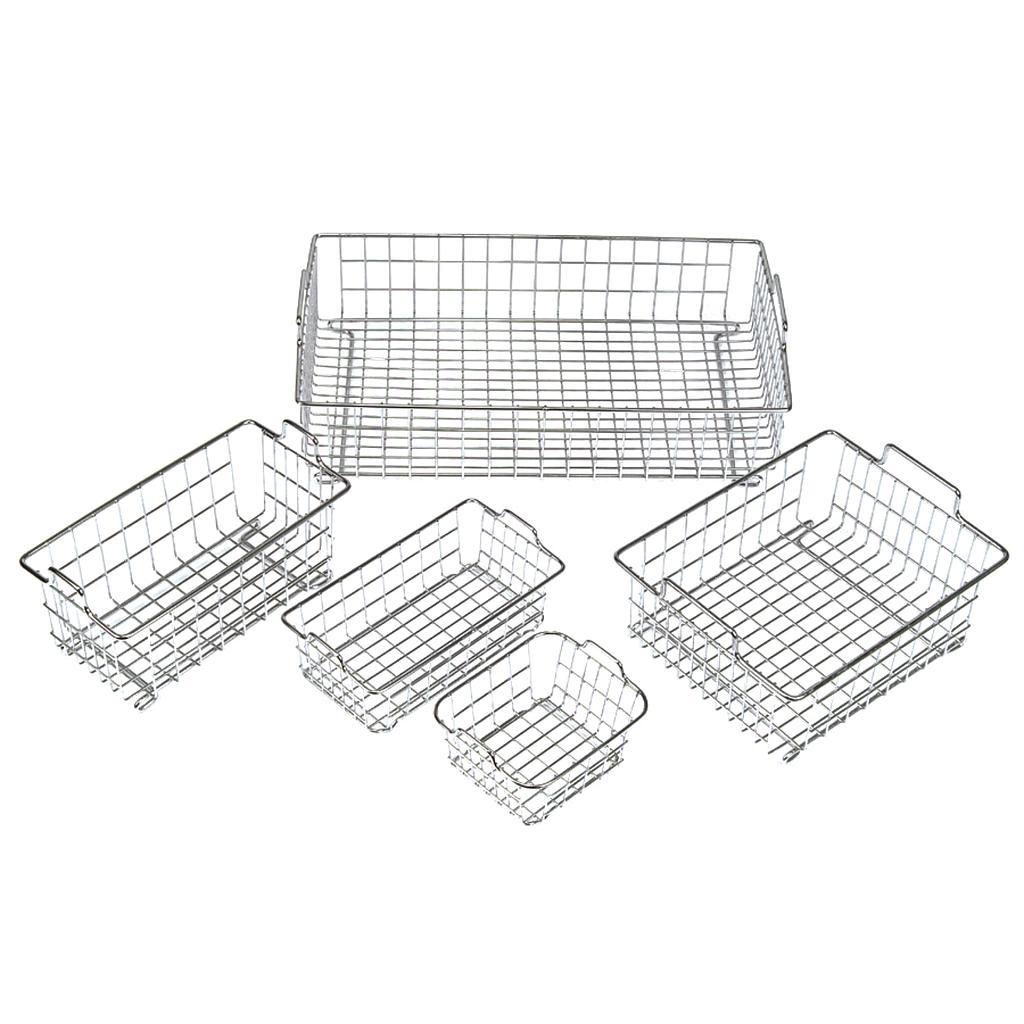 Wire basket, for ultrasonic cleaner 1,8 Liter, dimension: 120 x 110 x 70 mm, stainless steel
