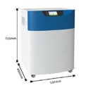 Hybrid Notstromversorgung 5'000W mit 2 Batterien (9'000W) mit WIFI