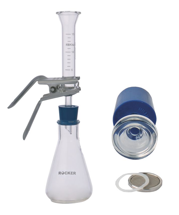 Mikroanalysis set VF8  glas, Ø25mm, 15ml with receiver flask 125ml