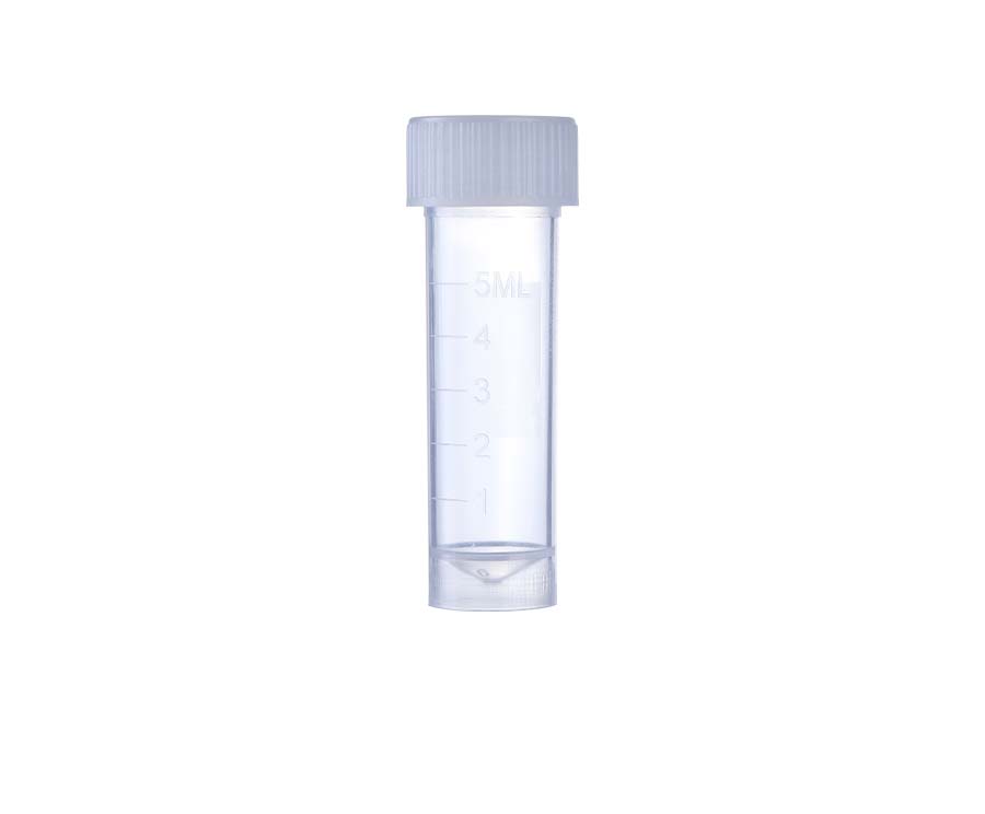 5 mL Graduated Transport Tube with Natural S eal Screw Cap‚ Separate‚ Conical Bottom‚ Self Standing‚ Non-Sterile
200pieces/bag‚ 5bags/carton