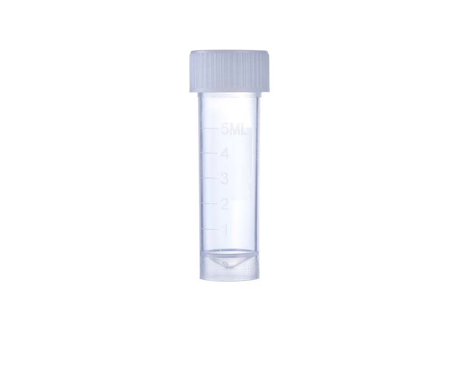 5 mL Graduated Transport Tube with Natural S eal Screw Cap‚ Separate‚ Conical Bottom‚ Self Standing‚ Sterile
200pieces/bag‚ 5bags/carton