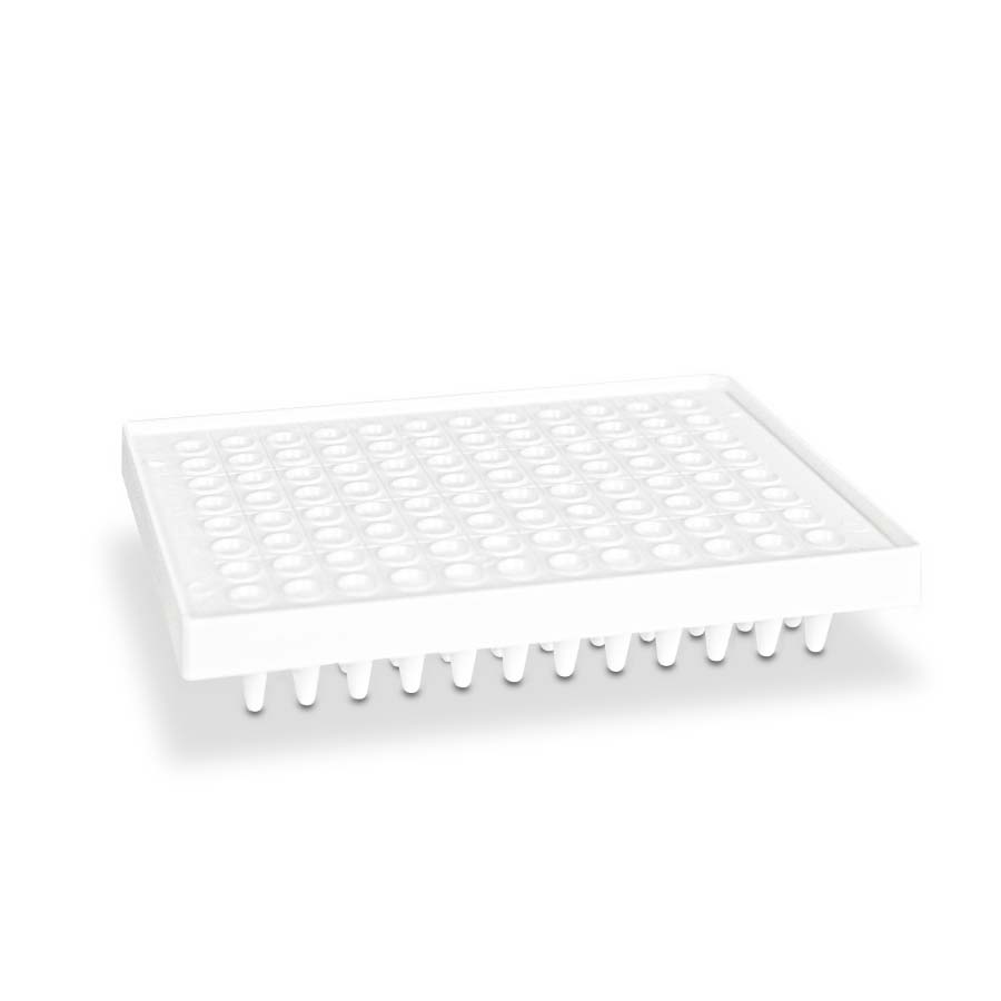 0.2 ml 96-Well PCR Plate. Semi Skirt. Flat dec
k. White. Non- Sterile
10pieces/bag. 1bag/pack. 5packs/carton