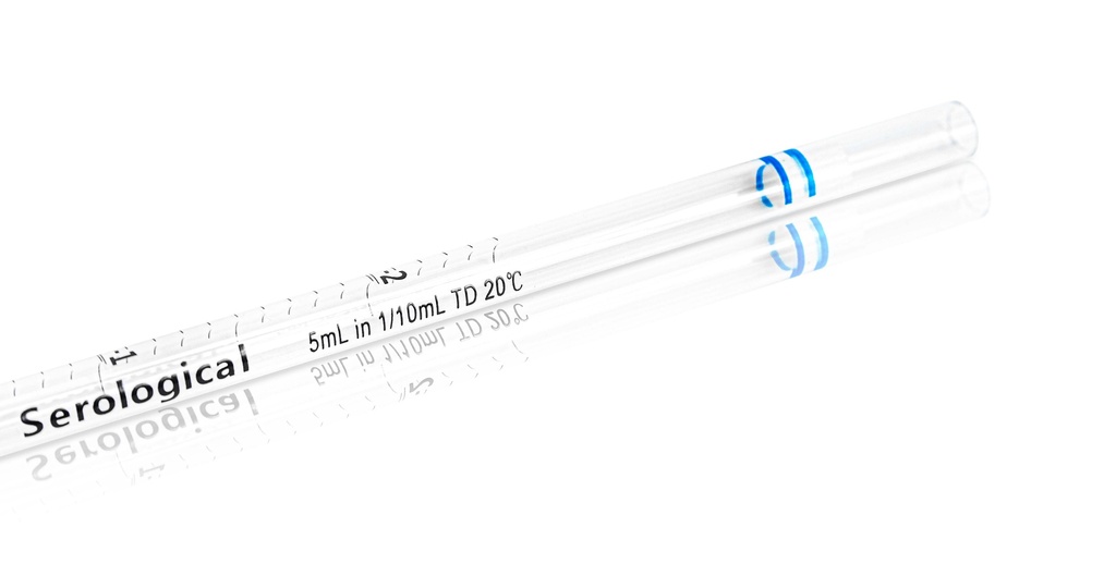 5 mL Serological Pipette‚ Plastic/Paper Individu al Packing‚ Sterile‚ Blue
50pieces/bag‚ 4bags/pack‚ 6packs/carton