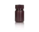 30mL PP Reagenzflasche und Kappe' Breite Öffnung' Bernstein ' Unsteril100Stück/Beutel' 10Beutel/Karton